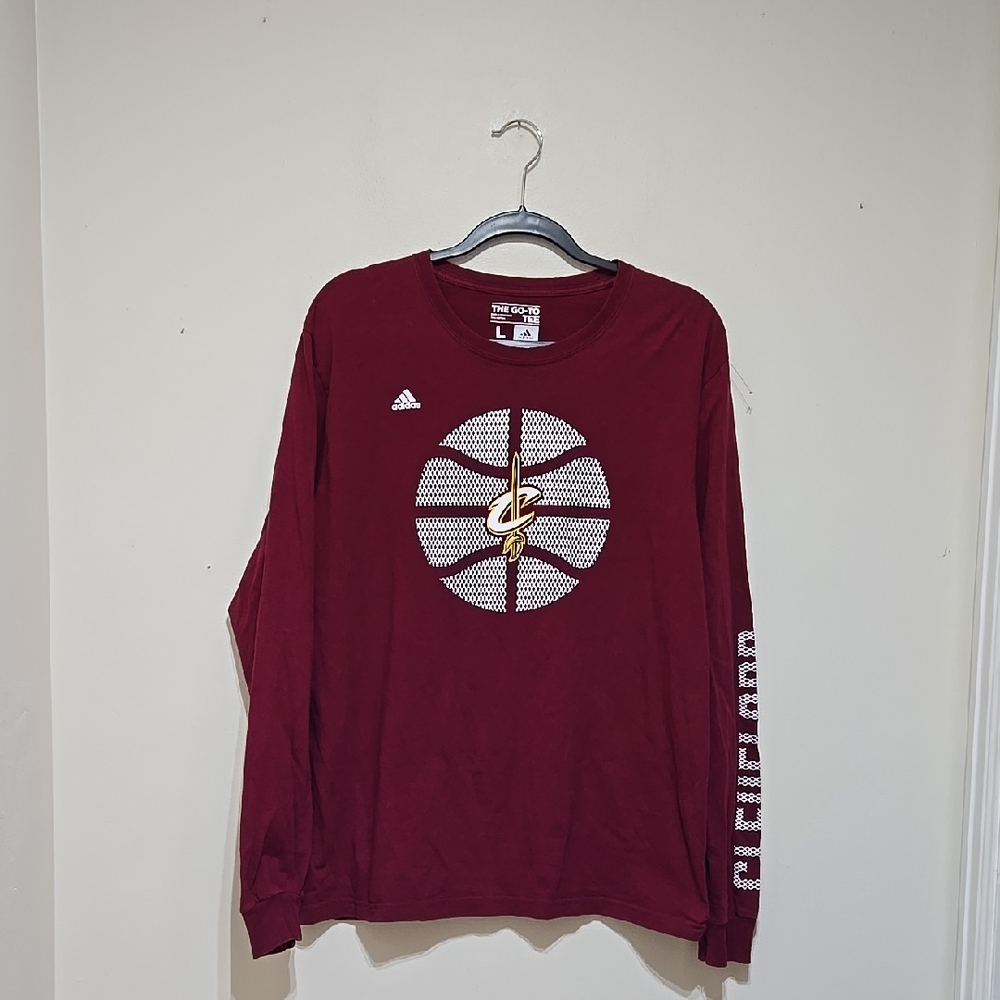 Adidas Men's Cleveland Cavaliers Long Sleeve Tee